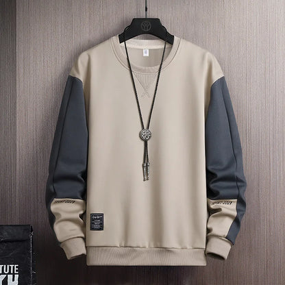 2023 Men Casual Sweatshirt Hoodie Men Harajuku Streetwear Pullover Male Patchwork Loose O-Neck Fashion Hip Hop Hoodies Street King Limited