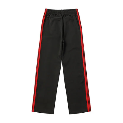 best quality embroidery logo new pants men woman side edge weaving stripe drawstring loose casual grey motion trousers unique default style 5007