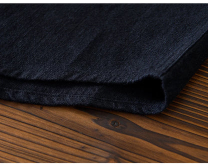 Men's Shirt Vintage Cotton Linen Long Sleeve Shirt Spring Summer Autumn Loose Fashion Casual Blouse Male Plus Size Cardigan Top Street King Limited