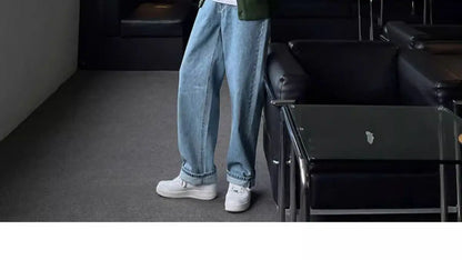 Trendy Korean Style Simple Green Sweater Retro Jacket Men's Sweater Trendy Casual Niche Y2K Street Hip-hop Jacket Tops Street King Limited