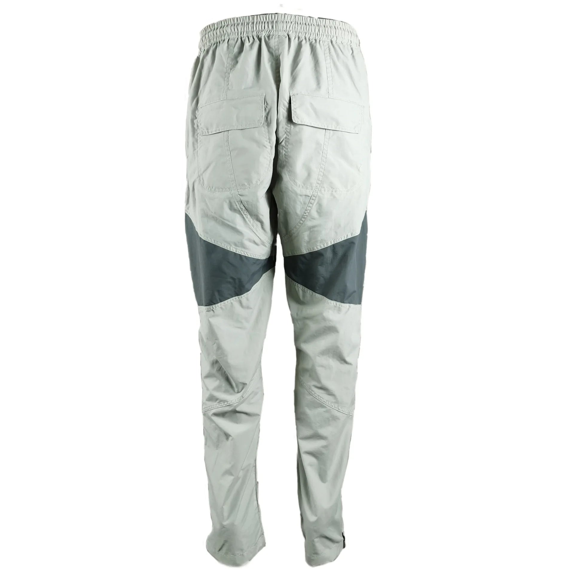 three dimensional adhesive zipper splicing functional patchwork cargo trousers mens high street vibe thin nylon cargo pants unique cargo style 946