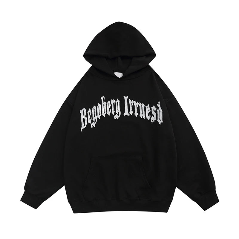 Rainbowtouches Hooded Men's Sweatshirts Fashion Design Printed Cotton Tidal Current Comfortable Occident Stylish Clothing Unisex Street King Limited