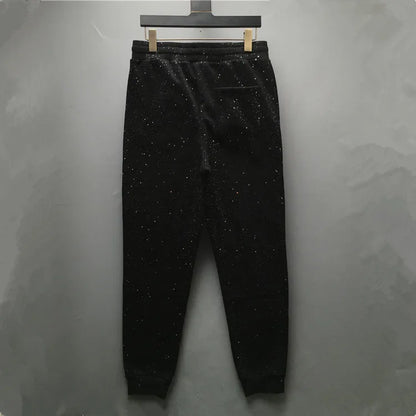 high new novelty luxury men 2022 classic shiny sky stars comfortable cotton parkour sweat casual pants sweatpants d48 unique joggers style 4263