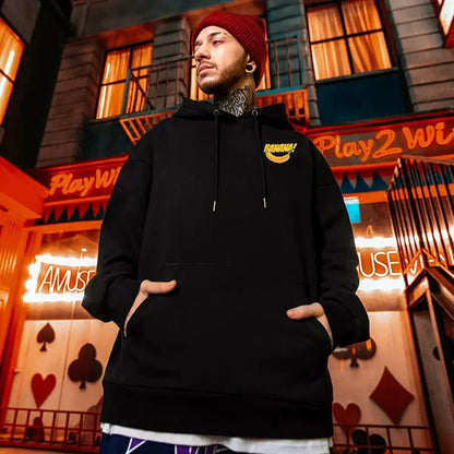 Cartoon Gorilla Banana Graphic Men's Hoodies Autumn Oversized Hip Hop Fashion Hooded Sweatshirts Harajuku Male Casual Y2K Hoodie Street King Limited