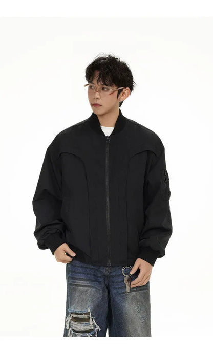 spring autumn cleanfit bomber jacket men streetwear fashion loose casual hip hop short cargo motorcycle jacket women coat unique cargo style 469