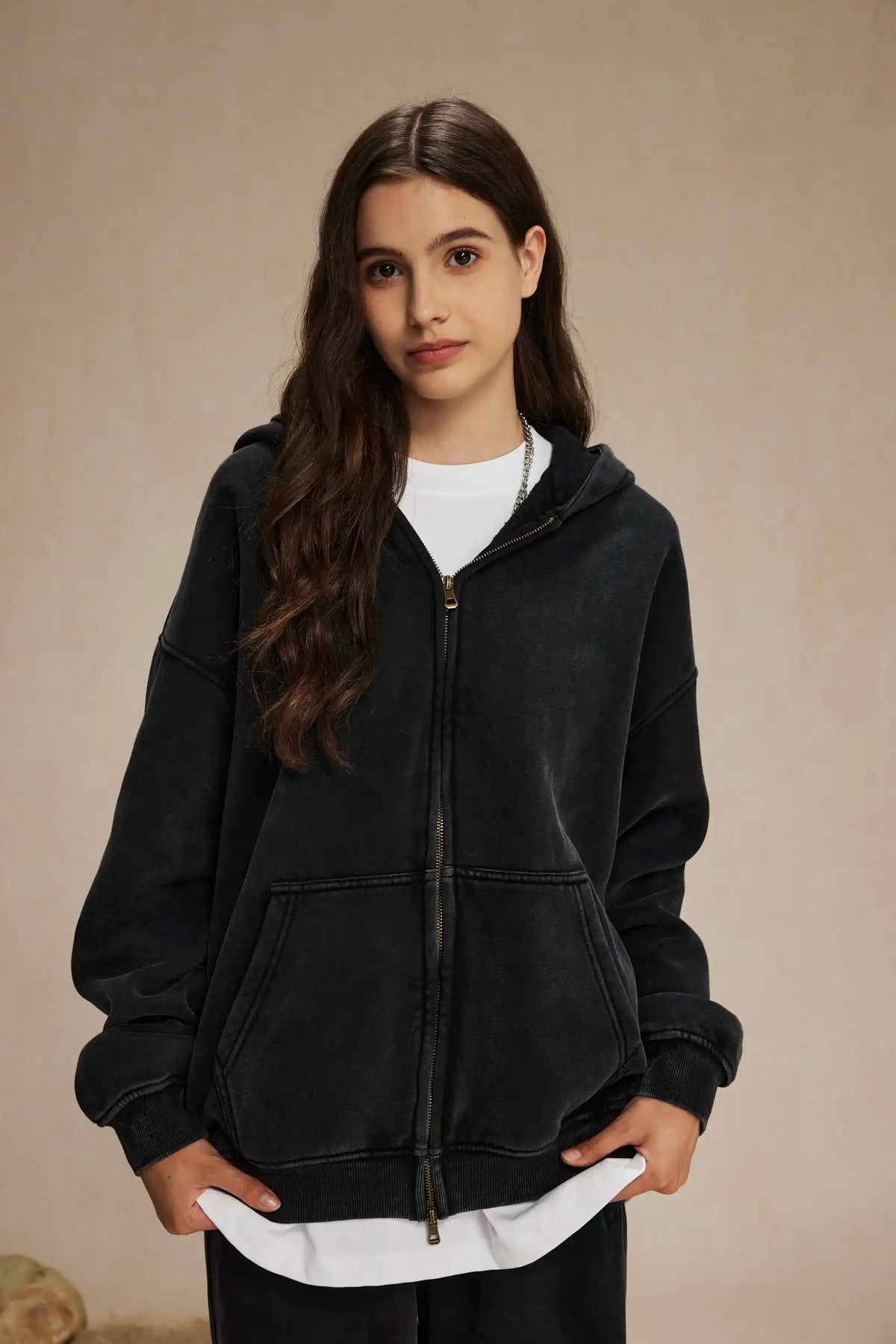 Batik fleece zippered hoodie Street King Limited