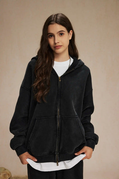 Batik fleece zippered hoodie Street King Limited
