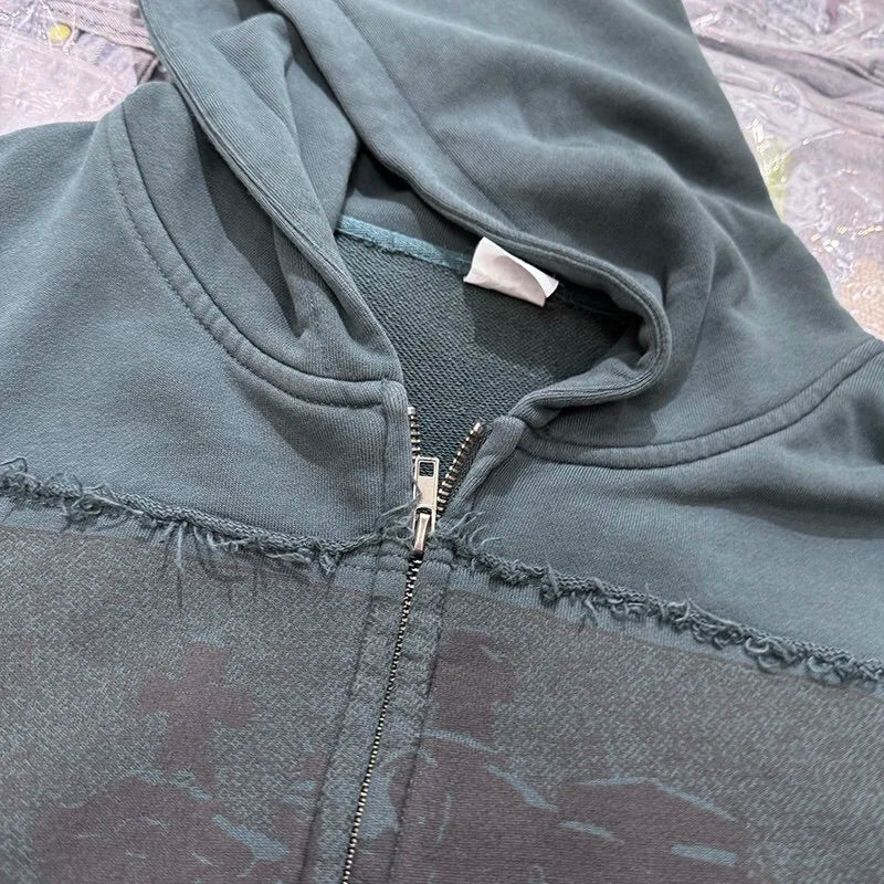 Cloth craft hooded zipper sweater jacket Street King Limited