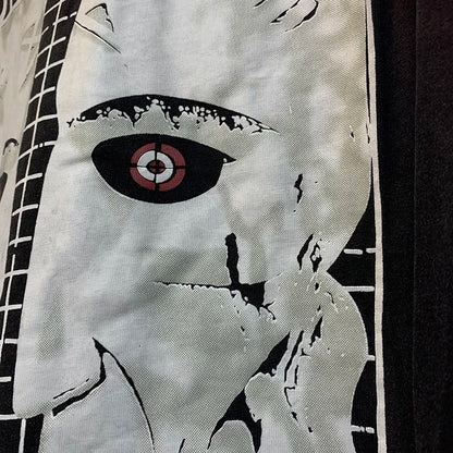 2024ss Sheep Lion Head Printing T Shirt Michael Men Woman Good Quality Vintage Wash Black O-Neck Loose Casual Tops Tee Street King Limited