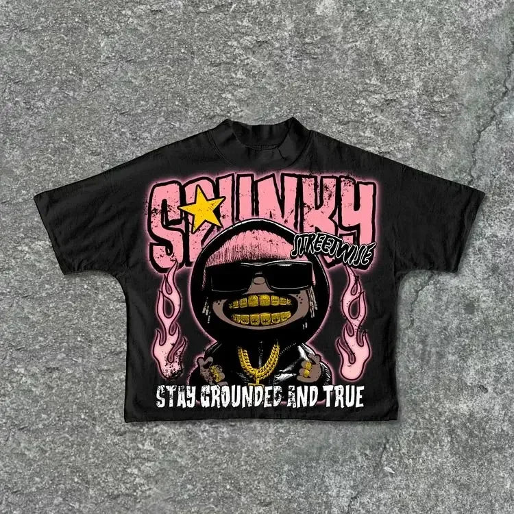 Harajuku Astronaut Graphic t shirts Oversized Y2k Tops 100 Cotton Goth T shirt Pro Choice Sweatshirt Men Clothing Street King Limited