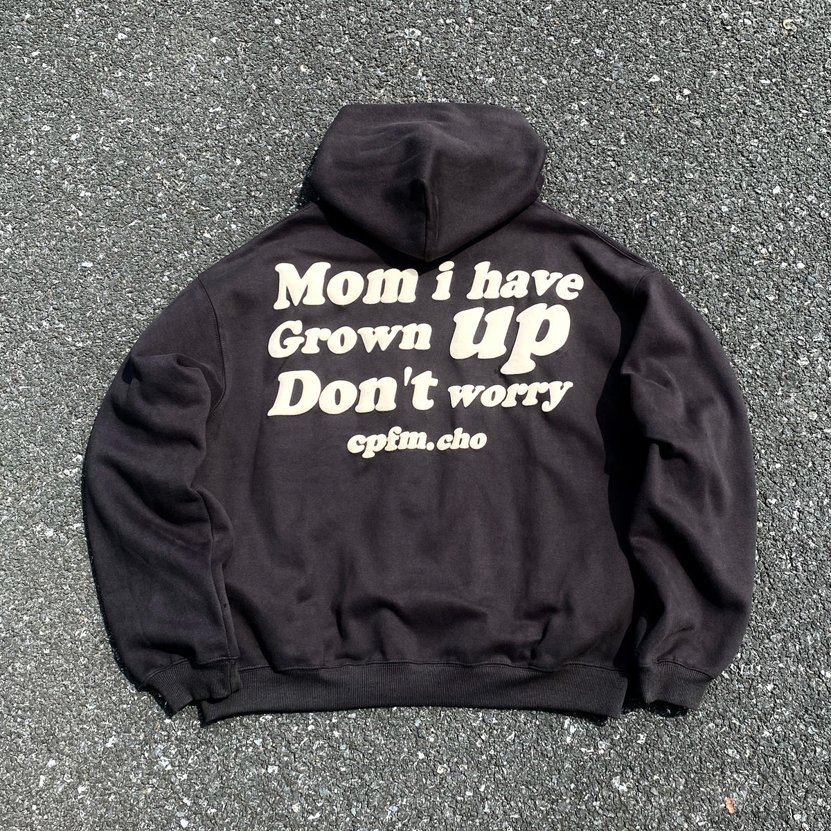 Hotselling KANYE CPFM Letter Foam Print Quality Cotton High-Street Loose Casual Hooded Sweatshirt Hoodies For Men Street King Limited