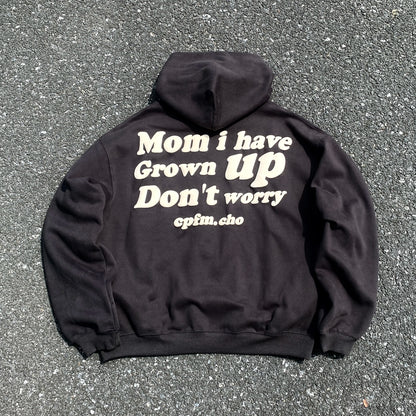 Hotselling KANYE CPFM Letter Foam Print Quality Cotton High-Street Loose Casual Hooded Sweatshirt Hoodies For Men Street King Limited