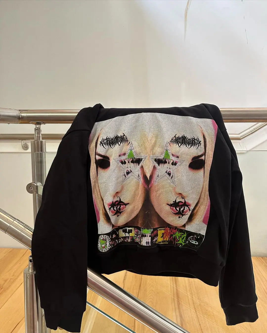 Harajuku Vintage Hoodie Oversized Goth Streetwear Tops Grunge Hoodies Women Couples 2024 Sweatshirt Gothic Y2k Clothes Street King Limited