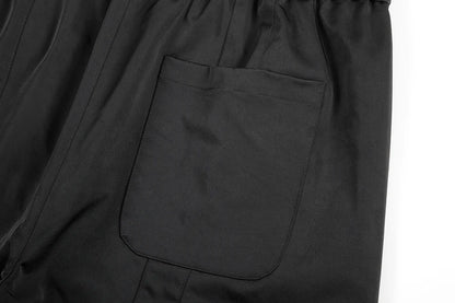 y2k functional double zipper nylon vibe casual track pants for men straight ropa hombre baggy cargos patchwork loose trousers unique cargo style 2509