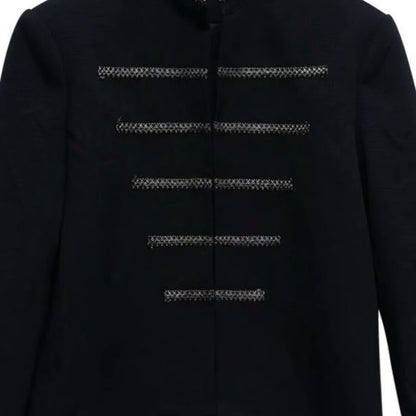 street black mens suit jacket 2024 new palace fashion stand collar unisex outwear oversized printing shoulder pads coats male unique default style 3959