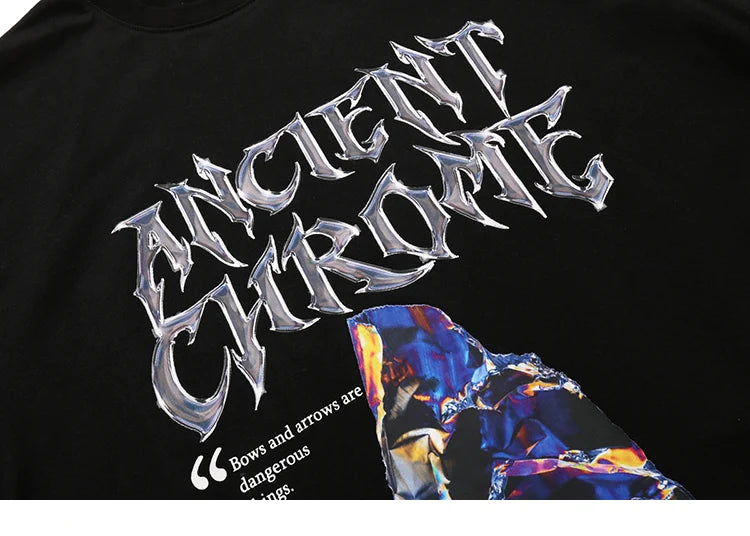 2023 Men Hip Hop Streetwear T-Shirt Harajuku Letter Graphic Printed Tshirt Summer Short Sleeve T Shirt Cotton Casual Tops Tees Street King Limited