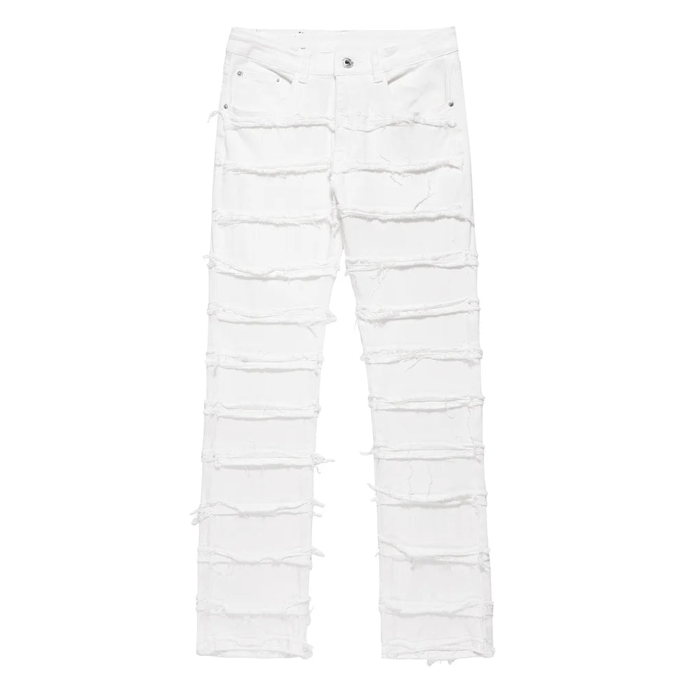 skinny punk jeans men distressed tassels denim pants streetwear harajuku hip hop jeans trousers hip hop y2k retro pant unique jeans style 2845