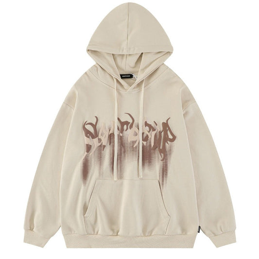 "Born With Horns" Unisex Men Women Streetwear Graphic Hoodie Daulet Apparel