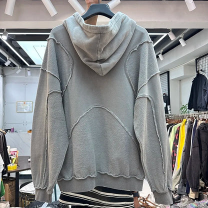 Reverse design process solid color hoodie Street King Limited