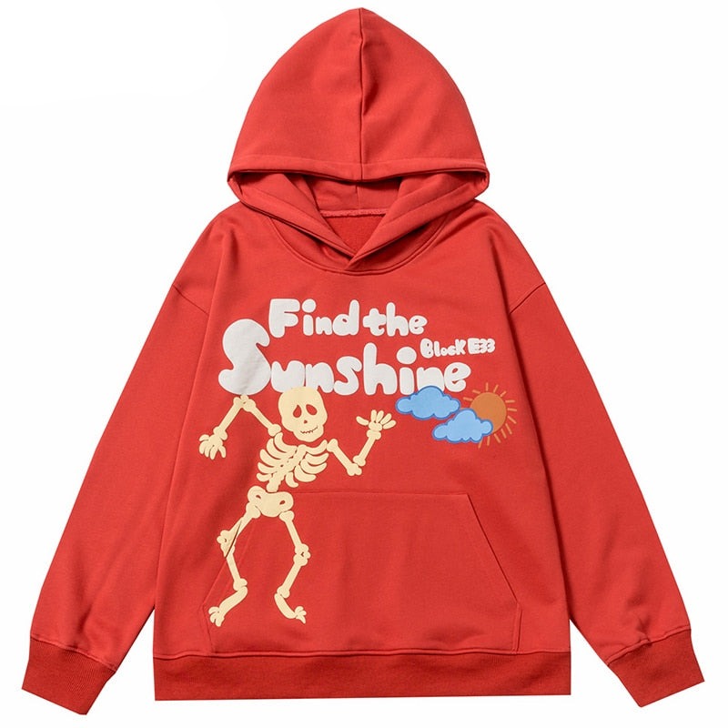 "Morning Sunshine" Unisex Men Women Streetwear Graphic Hoodie Daulet Apparel