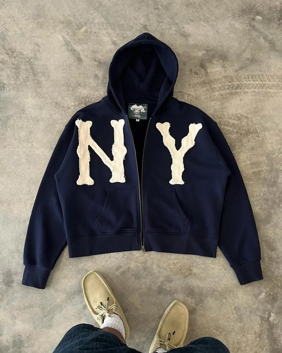 Winter American Gothic Men's Personalized Hooded Sweatshirt and Sweatpants Two-piece Set Trendy Y2K Niche Sports Men's Top Street King Limited