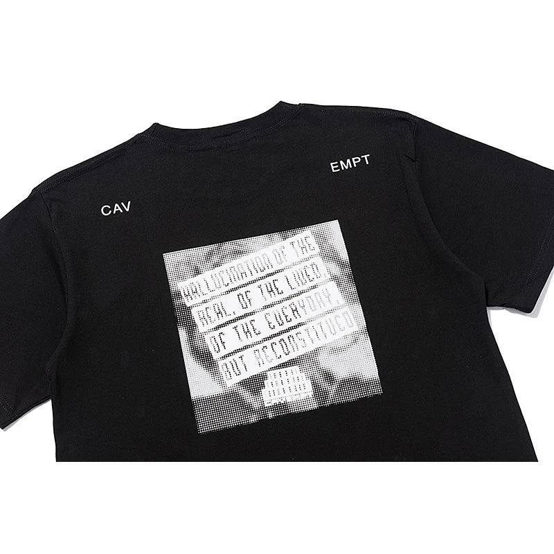 Men Woman C.E T-shirt Classics Letter Printing Loose Outdoor Casual O-Neck Cotton Summer CAVEMPT Tops Tee Street King Limited