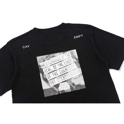 Men Woman C.E T-shirt Classics Letter Printing Loose Outdoor Casual O-Neck Cotton Summer CAVEMPT Tops Tee Street King Limited