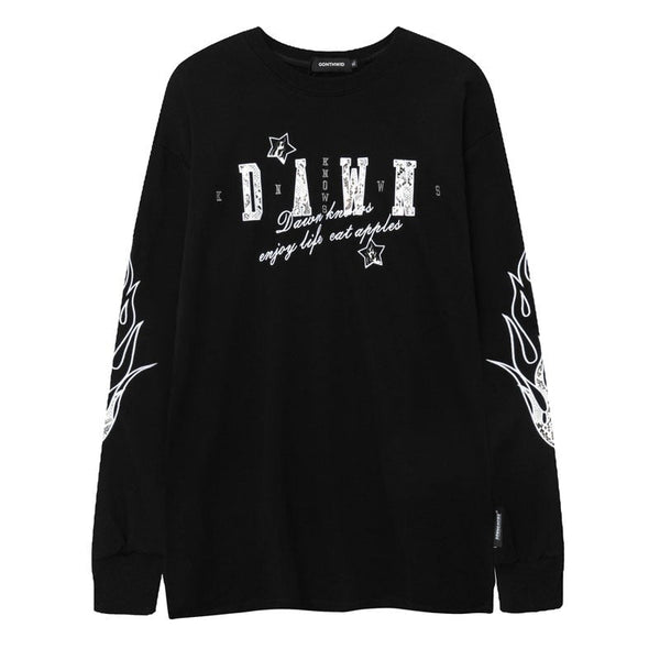 "Dawn of Morning" Unisex Men Women Streetwear Graphic Sweatshirt Daulet Apparel