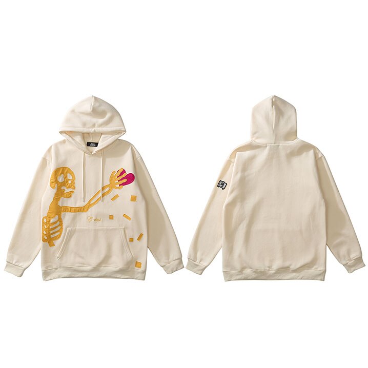 "Catch The Falling" Unisex Men Women Streetwear Graphic Hoodie Daulet Apparel