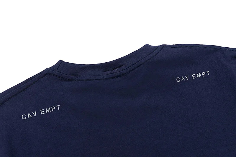 High Quality CAVEMPT Tops Tee Phantom Letter Printing Classic All-match Men Woman Loose O-Neck Summer C.E T Shirt Street King Limited
