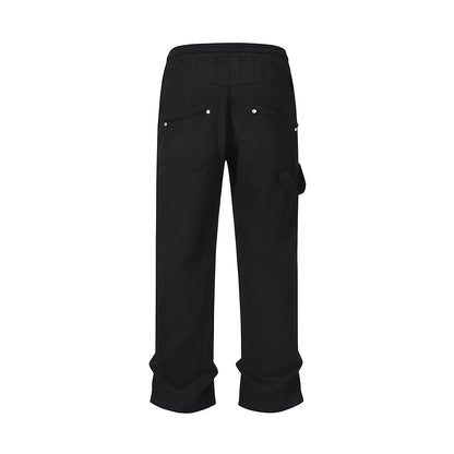 Streetwear Washed Vintage Solid Baggy Joggers Sweatpants Mens and Womens Straight Pocket Loose Casual Drawstring Trousers Street King Limited