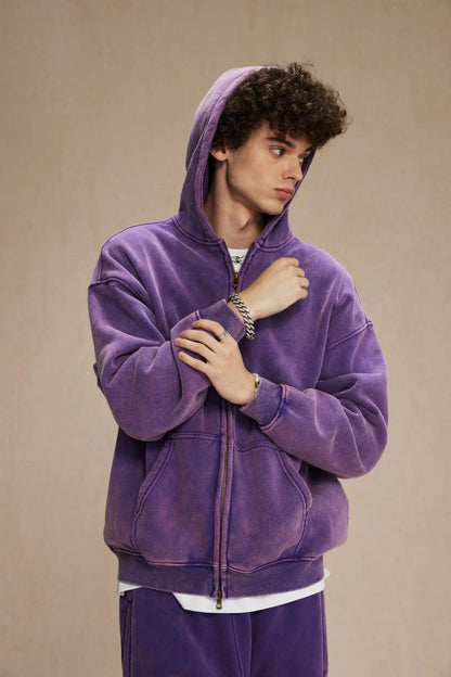 Batik fleece zippered hoodie Street King Limited