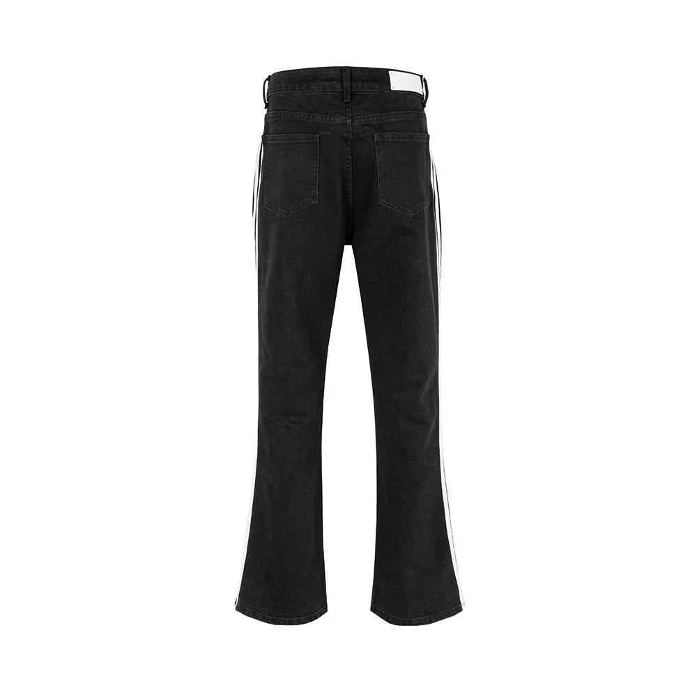 2023 new straw tassel design ripped hole loose denim trousers mens streetwear straight y2k pantalones hombre baggy jeans unique jeans style 660