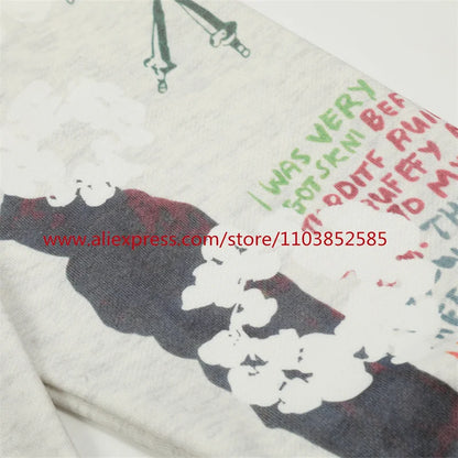 Washed Saint Vintage Hoodie Men Women 1:1 Best Quality Hold Hooded Oversize Pulleys Autumn Winter Tops Shinjuku 2024 High Street Street King Limited