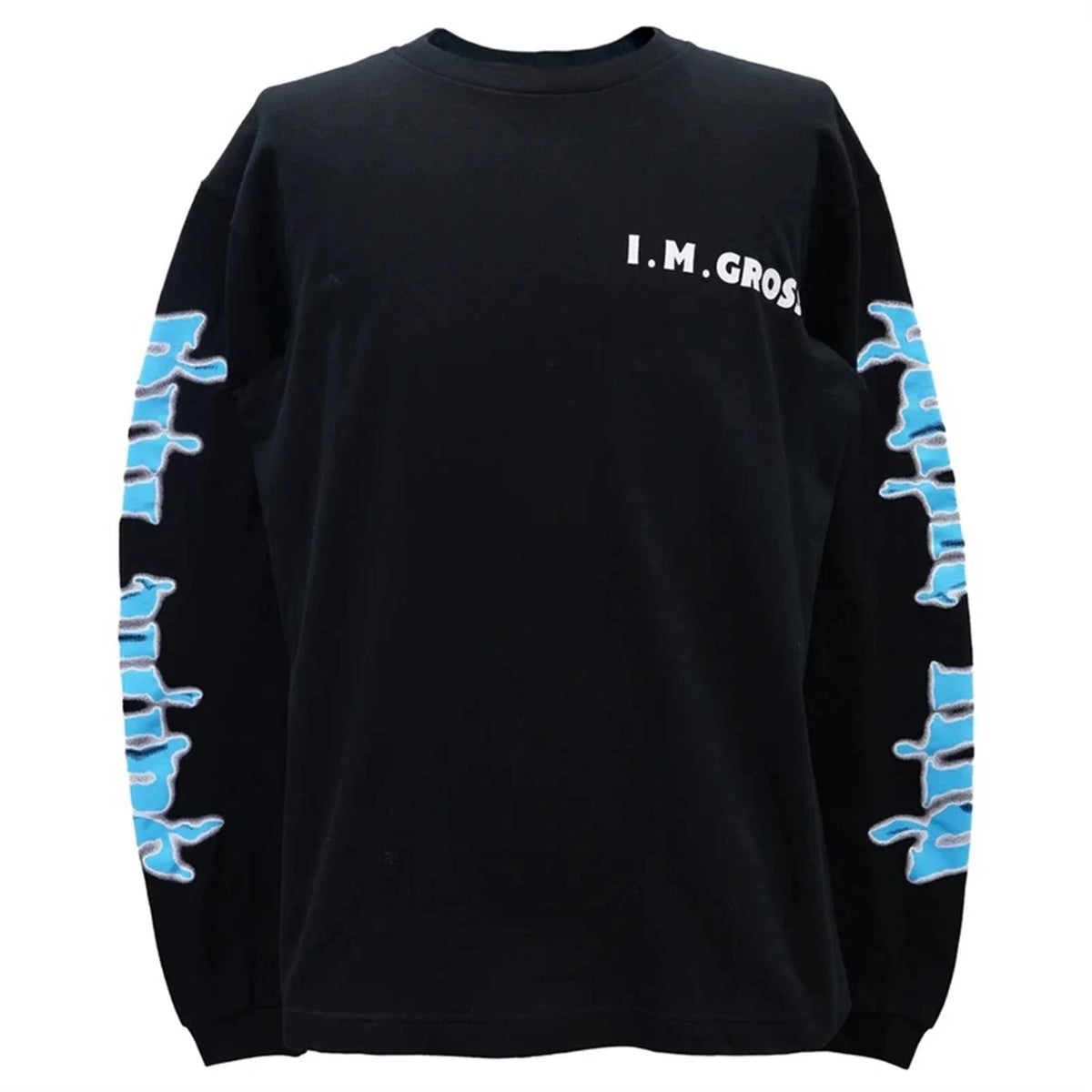 24ss Summer Vintage Retro High-Street Long Sleeve T-Shirt Sweatshirt Pullover Cotton Street King Limited