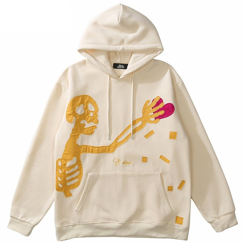 "Catch The Falling" Unisex Men Women Streetwear Graphic Hoodie Daulet Apparel