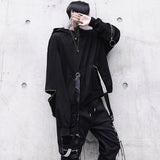 "Draped" Unisex Men Women Streetwear Hooded Jacket Daulet Apparel