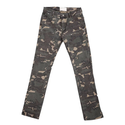 mens hip hop streetwear denim pants fashion camouflage pants 2023 harajuku cotton zipper joggers slim fit jeans trousers pants unique joggers style 1705