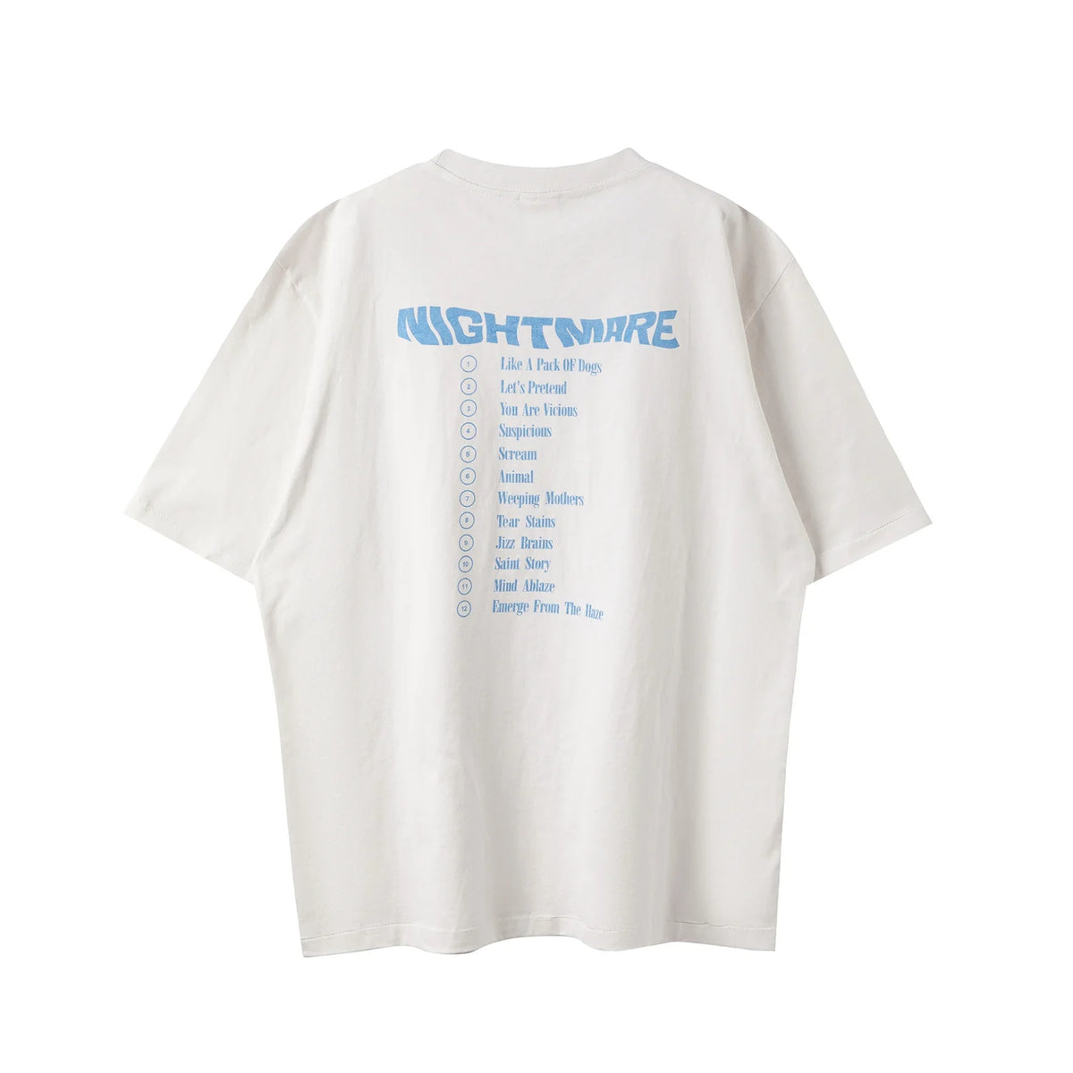 2024 Vintage Retro Print Olded Washed High-Street Cotton Tops T-Shirt For Summer Street King Limited
