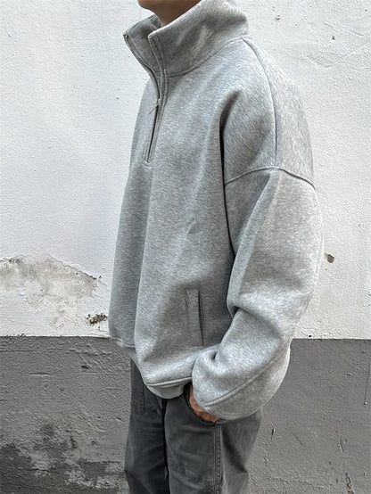 Vintage Layered Fashion Hoodie High-Street Favorite