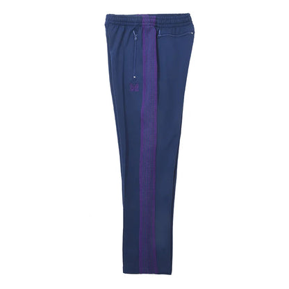 blue pattern embroidery casual motion pants men woman fashion street side edge weaving straight cylinder trousers unique default style 4576
