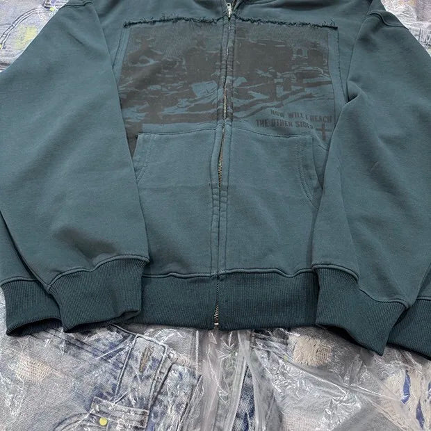 Cloth craft hooded zipper sweater jacket Street King Limited