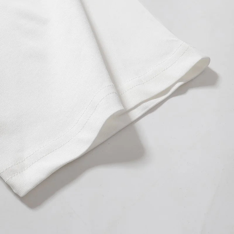 Black White IH NOM UH NIT Short Sleeve Tops Tee Men Woman Best Quality Simplicity Cotton Loose Versatile T Shirts Street King Limited