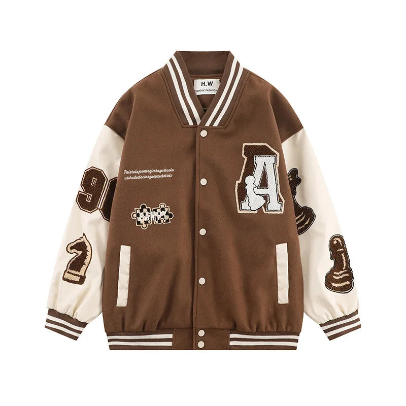 hip hop baseball jacket men streetwear letter embroidery varsity jacket men oversized fashion coat outwear unisex clothing unique default style 951