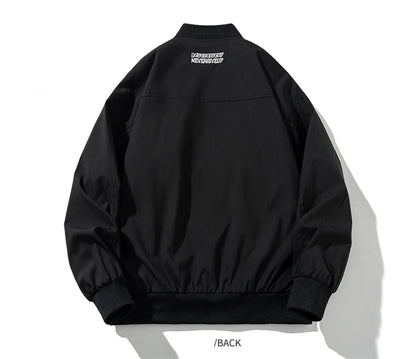 autumn mens zipper bomber jackets aesthetic vintage casual baseball uniform design hip hop street fashion techwear jacket man unique default style 1531