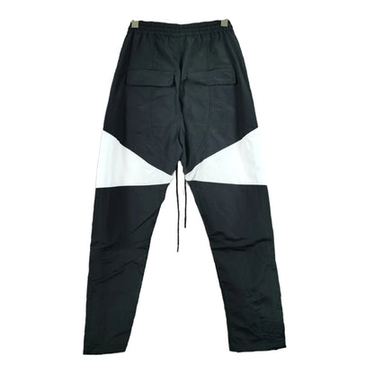 three dimensional adhesive zipper splicing functional patchwork cargo trousers mens high street vibe thin nylon cargo pants unique cargo style 941