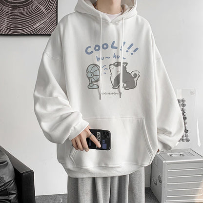 Cool Cartoon Cat Graphic Print Hoodies For Men Y2K Streetwear Clothes Hip Hop Fashion Hooded Sweatshirts Loose Pullover Hoody Street King Limited