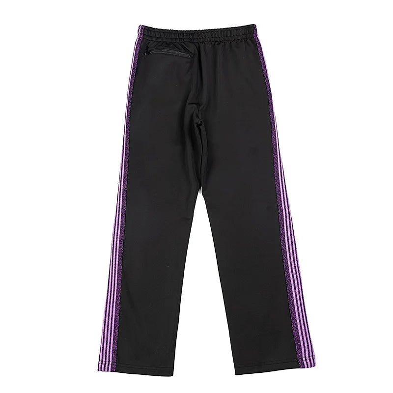 chaopai pattern embroidery loose casual pants side edge weaving straight leg pants men woman comfortable trousers unique default style 4668