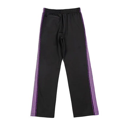 chaopai pattern embroidery loose casual pants side edge weaving straight leg pants men woman comfortable trousers unique default style 4668