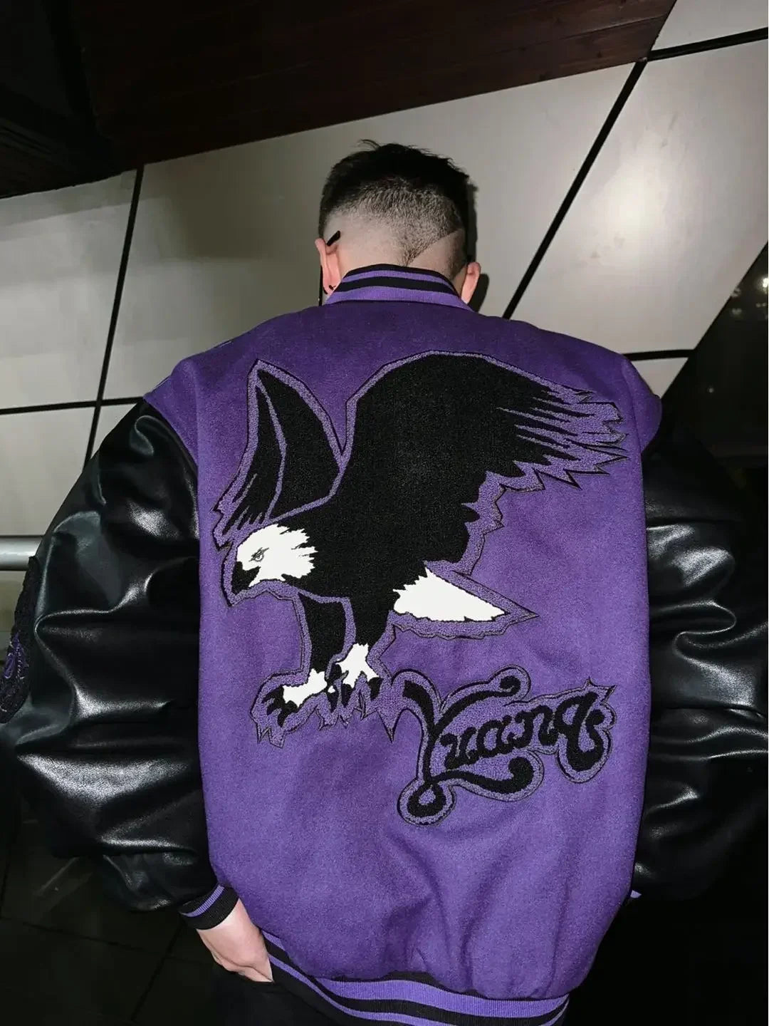 solid color embroidered letter jacket baseball uniform couple wear harajuku style casual loose high street y2k patchwork jacket unique default style 1662